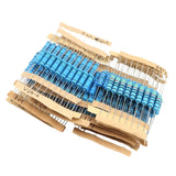 1300Pcs Resistor Kit 1R-3M Ohm Resistance Set Pack 1% Metal Film Resistors Assortment 130Values with Box