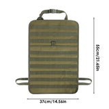 Car Back Organizer Tacticals Accessories Army Molle Pouch Storage Military Outdoor Self-driving Hunting Seat Cover Bag