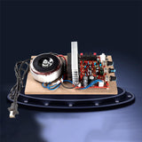 DIY Modified 200W Audio Power Amplifier - Aluminum Plate Stereo Digital Amplifier with USB for HiFi Speaker - US Plug
