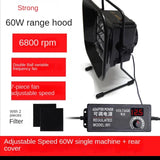60W Adjustable Speed Solder Absorber ESD Fume Extractor Pipe Duct Exhuast Fan