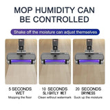 2000mAh Intelligent Wireless Handheld or Scrubber Household Fully Automatic Electric Mop Dry And Wet Dual-purpose Sweeping