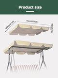 Playground Swing Chair Top Back-Garden Hammock Cover Waterproof&rainproof Sunshade Canopy Outdoor Tools