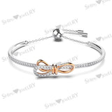 Shi Pei jewelry factory direct supply 2021 new S925 sterling silver vibrato with the same fashion fairy bow bracelet
