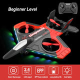 2023 New V17 2.4g Drone Gravity Sensor Remote Control Aircraft Glider Children's Birthday Christmas Gift