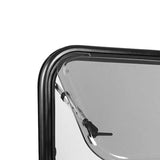 RV Window Aluminum Alloy 45 degree Maximum Opening Angle RV Push Out Window for RV Camper Trailer Van Tempered Glass