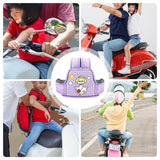 Motorcycle Harness Children's Adjustable Anti-Fall Belt Cushioning Function Child Safety Strap For