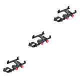 Universal Bike Holder Scooter Handlebar 360 Degree Rotating Mount Mobile Phone Aluminum Alloy Clamp Sier Grey