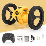 500W Pixel FPV Camera Jumping WiFi Remote Control Stunt Car with Music LED Headlight Children's Toy Gift