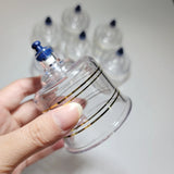 Cups Lose Weight Healthcare 6 Round Heart Shape Thickened Plastic Cup Therapy Vacuum Suction Cupping with Pump