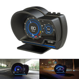 Car Head Up OBD2 HUD Universal BeiDou GPS With Multiple Alarm HD Display Screen Digital Clock Altitude Date Speedometer