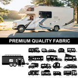 Wholesale RV Shade Privacy Covering Heat Insulation Shield UV Protection 16x24.75" Camper Door Window Cover