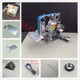 110V/220V Small Vertical And Horizontal Dual Use Belt Sander Polishing Grinding hine Fixed Angle Open V Brushles