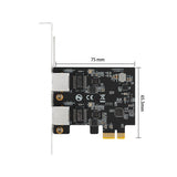 2 port 2.5G RJ45 Network adapter 2500mbps RTL8125B Chipset PCIe PCI Express 25GbE network Lan Card for gaming desktop server
