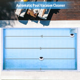 Cordless Robotic Cleaner IPX8 Waterproof Dual-Motor Strong Suction Self-Parking 120Mins Runtime Automatic Pool Vacuum