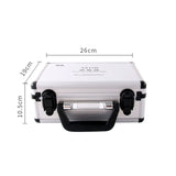 Ophthalmic Desktop Rechargeable Direct Ophthalmoscope and Retinoscope Combination Set with Aluminium Carry Case Halogen Bulb