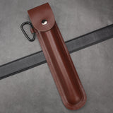 Hand Auger Wrench Multifunctional Survival Gear Wood Drill Bit with Leather Case for Outdoor Activities Bushcraft