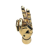 1PCS Right Hand Hand Mannequin Electroplated Model Clothing Shop Window Jewelry Display Women Gloves Jewelry Model Stand