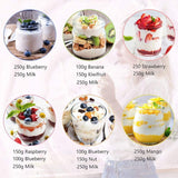 Automatic Digital Yogurt Maker with Adjustable Temperature & Time Control 8pcs Glass Jars 60 Oz Stainless Steel