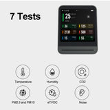 APP Wi-Fi 7-Item Detection Indoor Temperature and Humidity CO2 PM2.5 PM10 eTVOC Air Quality Monitor