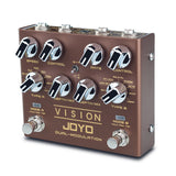 Joyo R-09 Vision Multi-Effect Guitar Effect Pedal Nine Effects Dual Channel Tap Tempo Mini Effect True Bypass Pedal De Guitarra