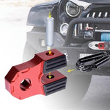Winch Rope Hook Connector Trailer Ball Off-road Vehicle Modified Rescue Horn Aluminum Guide Front and Rear Bars