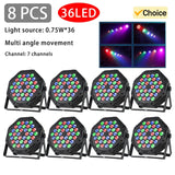 3W*60 RGB Stage Light party wedding disco lights dmx 512 sound control dj ballroom club stage lamp 3 in 1 par light