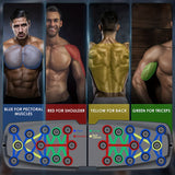 1pc Multifunctional Folding Push-up Board For Home And Gym Workouts