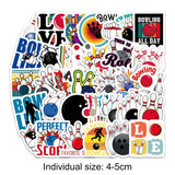 Doodle Cards Clear Printing Stationery Sticker PVC Decorative Cute No Cutting Required Graffiti Stickers