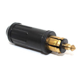5pcs DIY DIN Hella Male Powerlet Plug European Type 12v Cigarette Lighter Adapter Connector Fits Motorcycles