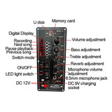30W-120W Power Amplifier Board USB Dac FM Radio TF Player Subwoofer DIY Amplifiers 7.4V Lithium Battery Outdoor Bluetooth Lever