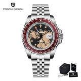 PAGANI DESIGN GMT NH34 Luxury Men Mechanical Wristwatch Ceramic Bezel Waterproof Automatic Watches Men's Business Reloj Hombre