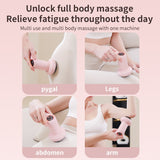Wireless shoulder household kneading and fat pushing hine hammer neck waist massager body massage fascia gun