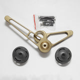 Aceoffix 1-6 folding bike TS04 speeds rear chain tensioner with guide wheel for brompton