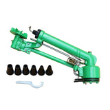 Turbine Vortex Rod Irrigation Rocker Spray Gun Agricultural Automatic Rotating Dust Removal Sprinkler