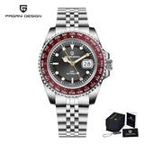 PAGANI DESIGN GMT NH34 Luxury Men Mechanical Wristwatch Ceramic Bezel Waterproof Automatic Watches Men's Business Reloj Hombre