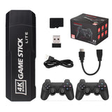 4K HD Mini Pocket Game Console with 9 Emulators and 58000+ Games - For Boys and Girls