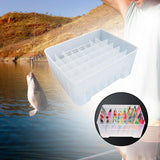 Lure 40 Grid with Dividers Protection Container Case Gear Tackle Box for