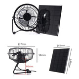 Solar Powered Portable Ventilator Greenhouse Pet Dog Chicken House Cool Mini USB or Crawg Fan