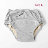 Adult Diaper Underwear Breathable Cotton Elderly Incontinence Leak-Proof Briefs Men Women Reusable Disability Care Triangle Pant