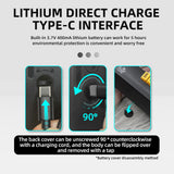 3 in 1 Charge Digital Clamp Meter 6000 Counts Auto Range 100A Fork DC AC Ammeter multimeter NCV Tester Professional Car Tools