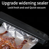Kitchen Automatic Commercial Household Food Vacuum Sealer Packaging hine Include 10Pcs Bags