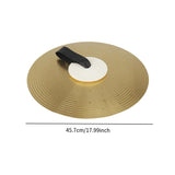 Crash Cymbal Sturdy Student Cymbals Practical Multifunction for Concert Stage Performance Music Festivals Men Women Starters