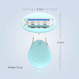 New Online Razors 4 Blades System Mini Extra Smooth Razors for Women