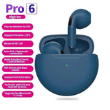 NEW Pro 6 TWS Wireless Headphones with Mic Fone Bluetooth Earphones Sport Running Headset for Apple iPhone Xiaomi Pro6 Earbuds