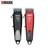 WMARK Red NG-103B Professional Cordless Clipper with LED Battery Capacity Display Hair Trimmer Adjustable Cutting Lever