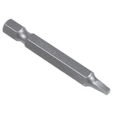 6Pcs 50Mm 1/4 Inch Hex Square Bits Square Head Screwdriver Bits S2 Alloy Steel Magnetic Screwdriver Bits Set Hand Tools