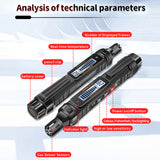 Handheld Leak Detector Natural Leakage Tester Portable Combustible Gases Concentration Test Meter