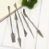 5PCS Stainless Steel Clay Carving Knife DIY Ceramic Soft Pottery Model Tool Stainless Steel Sculpture Knife For Make Pottery