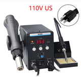 Digital Display Electric Soldering Irons +DIY Hot Air Gun Better SMD Rework Station Electronic Maintenance Tools