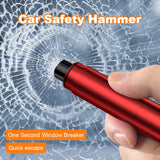 Auto Glass Window Breaker Aluminum Alloy Seat Belt Cutter Car Emergency Life-Saving Rescue Tool